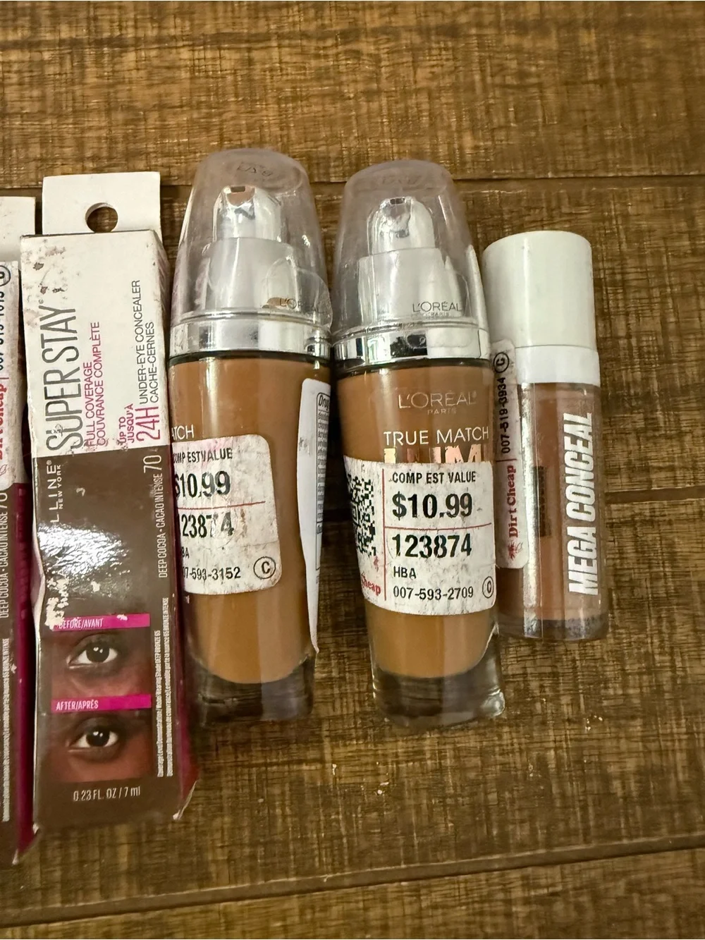 L'Oreal True Match & Super Stay Concealer Assortment - Cream & Tan Shades